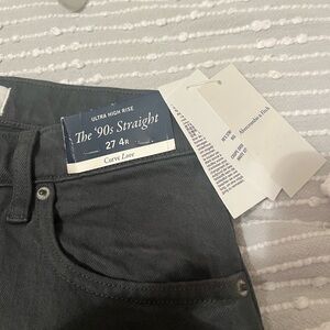 Ultra High Rise '90s Straight Jeans - dark green